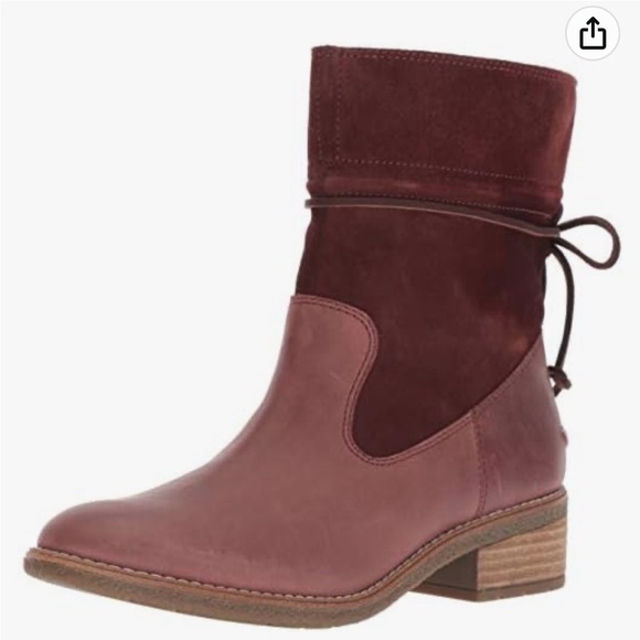 Sperry Maya Ronan Mid Calf Slouchy Leather Boot in Rust 7 - Picture 2 of 15